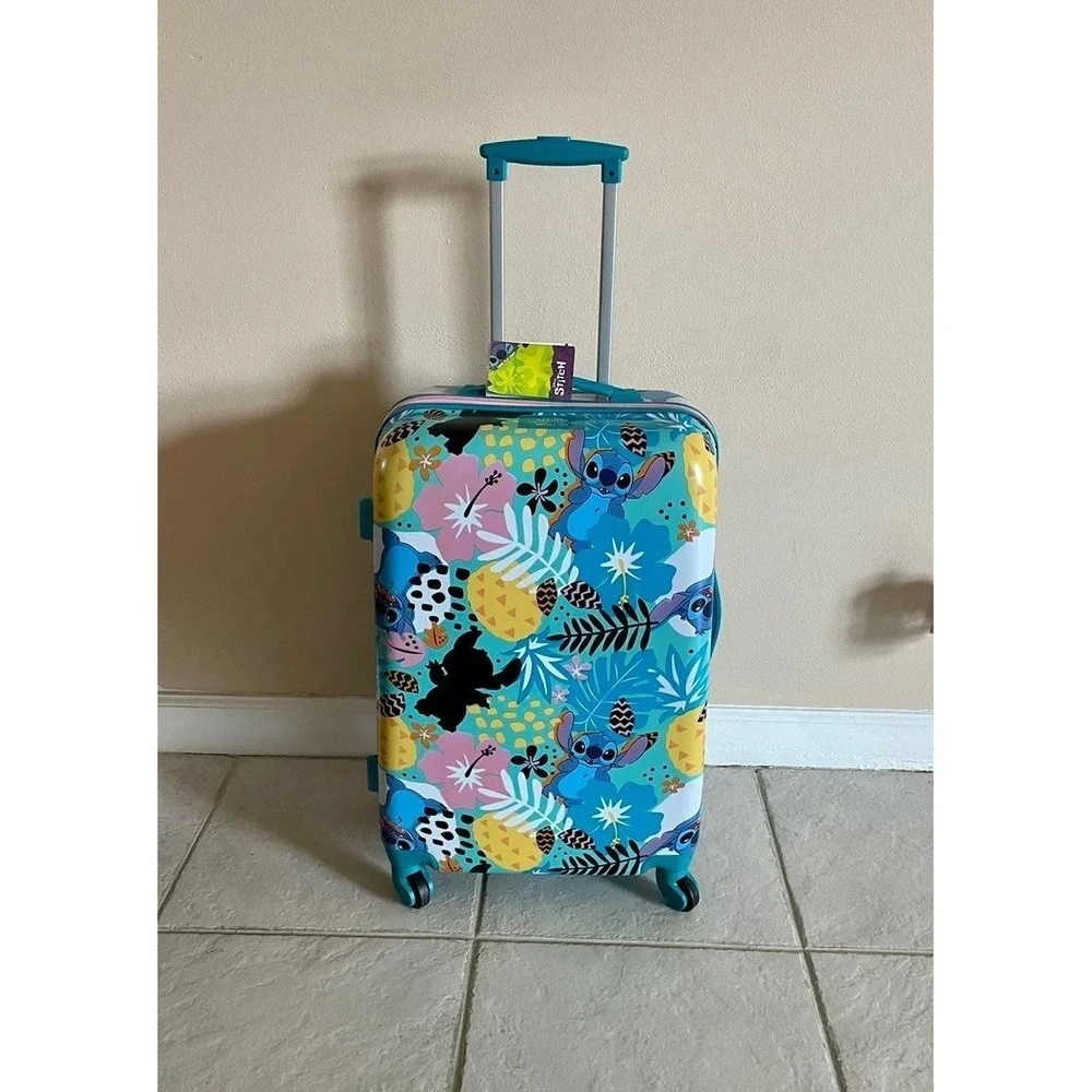 Lilo and Stitch Disney Carry on suitcase 20'' Rolling Travel Trip Ohana